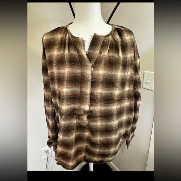 Zara plaid blouse - Picture 9 of 13